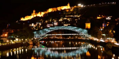 Spánskt fyrir sjónir. Tblisi, höfuðborg Georgíu