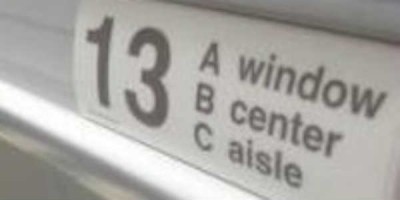 Þessa sætaröð er ekki að finna hjá allnokkrum flugfélögum heimsins