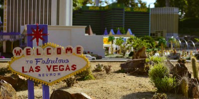 Auðvitað er Las Vegas að finna í Lególandi Kaliforníubúa. Mynd smilepak