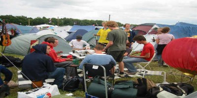 Íslendingur sigraði árlegt Nektarhlaupið á Hróarskelduhátíðinni. Mynd Henrik Ismarker