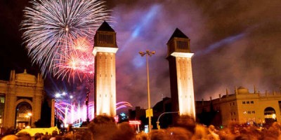 Í Barcelóna þarf ekki gamlárskvöld til að skjóta upp einni rakettu eða svo.