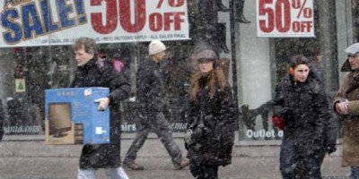 Hraðann á og þú kemst tiltölulega ódýrt á janúarútsölurnar í New York