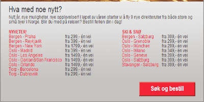 Nokkrir af nýjum áfangastöðum Norwegian þetta árið