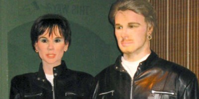 Eins og lifandi eftirmyndir þeirra Victoriu og David Beckham. Eða ekki.