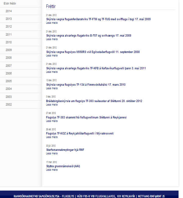 Og nei, ekkert atvik átti sér stað í Keflavík í maí 2012 samkvæmt fréttavef RNF