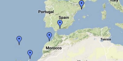 Svona sigling er byrjun febrúar hljómar ekki illa.