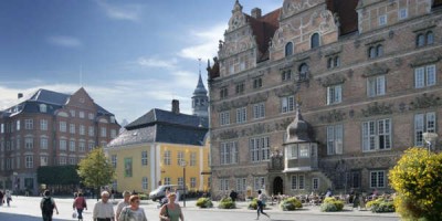 Heimsklassa handbolti heillar jafnvel þó Álaborg skorti aðeins upp á þann klassa. Mynd VisitDanmark