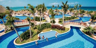 Gran Bahia Principe er eitt af mörgum kostulegum hótelum meðfram Maya ströndinni við Mexíkóflóa. Mynd Gran Bahia
