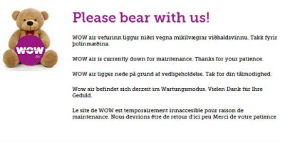Óvenjulegt að loka fyrirtækisvef á miðjum virkum degi eins og Wow Air gerir