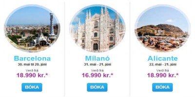 Alltaf þarf að gera langa leit að tilboðsverði hjá Wow Air. Skjáskot