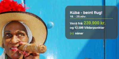 Hvers vegna að bjóða svo stuttar ferðir þegar svo langt er farið? Skjámynd af vef Vita ferða