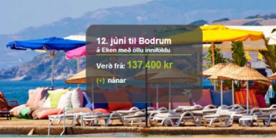 Ágætt ferðatilboð Vita í bði nú til Bodrum