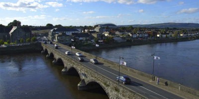 Hin indæla írska borg Limerick er meðal þeirra hættulegustu í Evrópu samkvæmt lista TopTen. Mynd Willie Angus