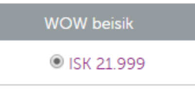 Allmörg fargjöld Wow Air hafa hækkað um níu krónur svo lítið beri á.