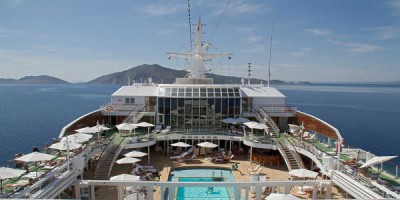 Skemmtiferðaskipið sem um ræðir. Mynd Martha de Jong