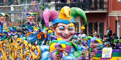 Mardi Gras plús lúxussigling. Það verður eiginlega ekki mikið betra. Mynd J.Thomsen
