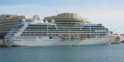 Skipafélagið Azamara hefur aftur og aftur hlotið verðlaun vestanhafs sem besta skipafélagið í lúxussiglingaflokki. Mynd Azamera