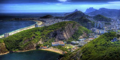 Það eru ekki mjög margar borgir betur í sveit settar en Ríó de Janeiro. Mynd John Skodak