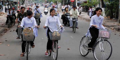 Þó auðvitað þurfi að fara með gát í Suðaustur Asíu eins og annars staðar er það enn raunin hér að fólk er náttúrulega brosmilt. Mynd Pieter Morilin