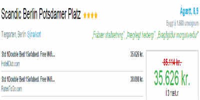 Þori fólk á eigin vegum er hægt að njóta Berlínar á mun ódýrari hátt en með ferðaskrifstofum. Skjáskot