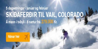 Skíðaferðir stendur hér skýrum stöfum. En það ekki alveg rétt og satt. Skjáskot
