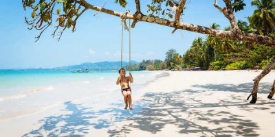 Já, þetta er raunverulega tekið á ströndinni við Khao Lak :)