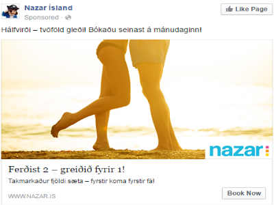 Allt reynt til að selja ferðir hjá Nazar og gripið til lyga svona til að kóróna allt saman