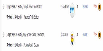 Sniðugt fólk getur komist milli helstu staða í Bretlandi fyrir heilar 175 krónur.