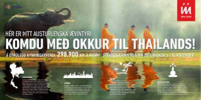 „Einstakt kynningarverð“ til Tælands er bara fjári dýrt þegar allt kemur til alls. Skjáskot