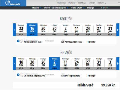Heimsferðir vill þvinga viðskiptavini sína til að kaupa pakkaferðir í stað þess að láta flugið nægja og græja restina sjálf.