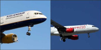 Mun lægra verð til Madríd á Spáni með Iberia Express en Icelandair. Samsett mynd
