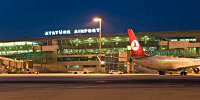 Mannskæð árás á flugvellinum í Istanbúl. Mynd Ataturk Airport