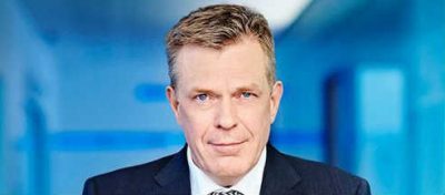 Bankastjóri Arionbanka. Hann níddist á neytendum um áraraðir sem forstjóri Valitor og galt fyrir með bankastjórastöðu. Mynd Arionbanki