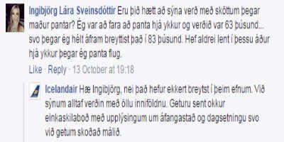 Þjónusta er brandari einn hjá Icelandair. 