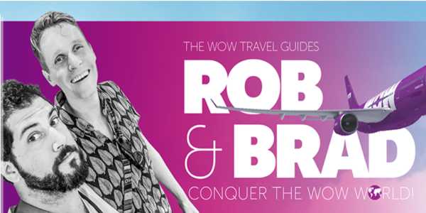 ÆÆÆ. Rob og Brad svo ekkert að gera sig fyrir Wow Air